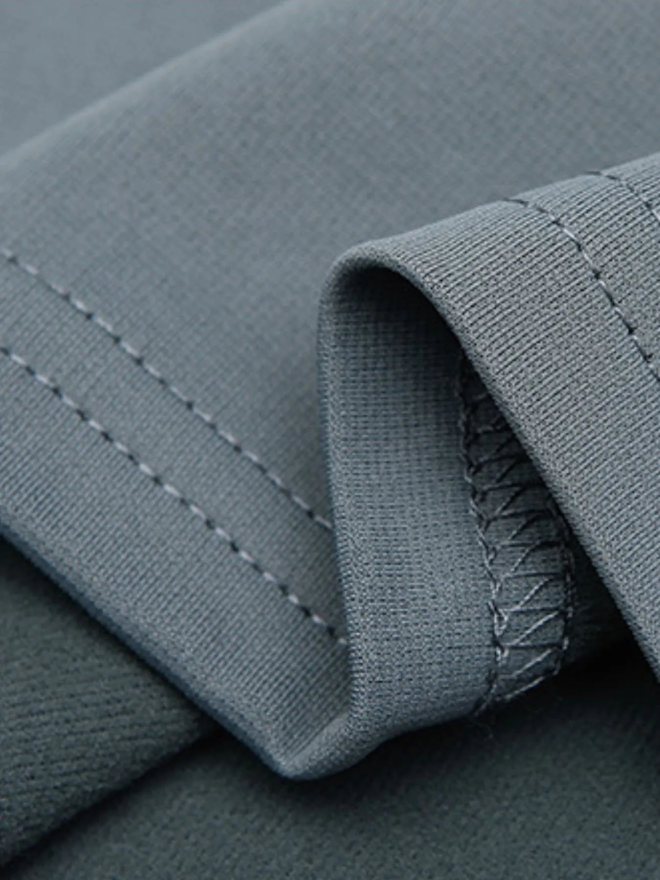 Men's Plus Size Quarter-Zip Active Long Sleeve T-Shirt