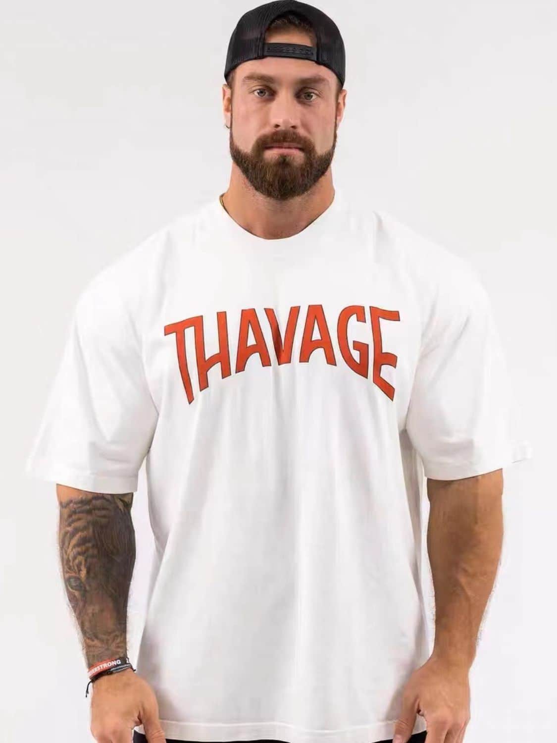 Men's Plus Size Round Neck Half Sleeve T-Shirt