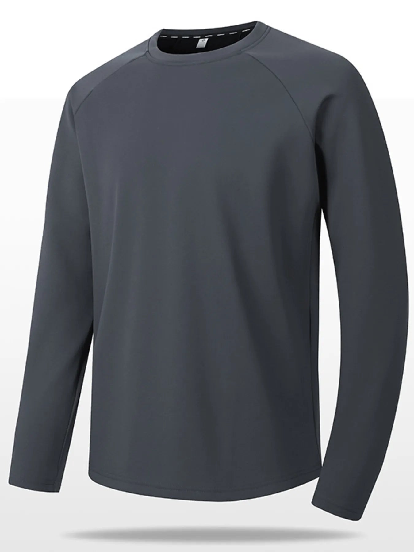 Men's Plus Size Round Neck Raglan Sleeve T-Shirt