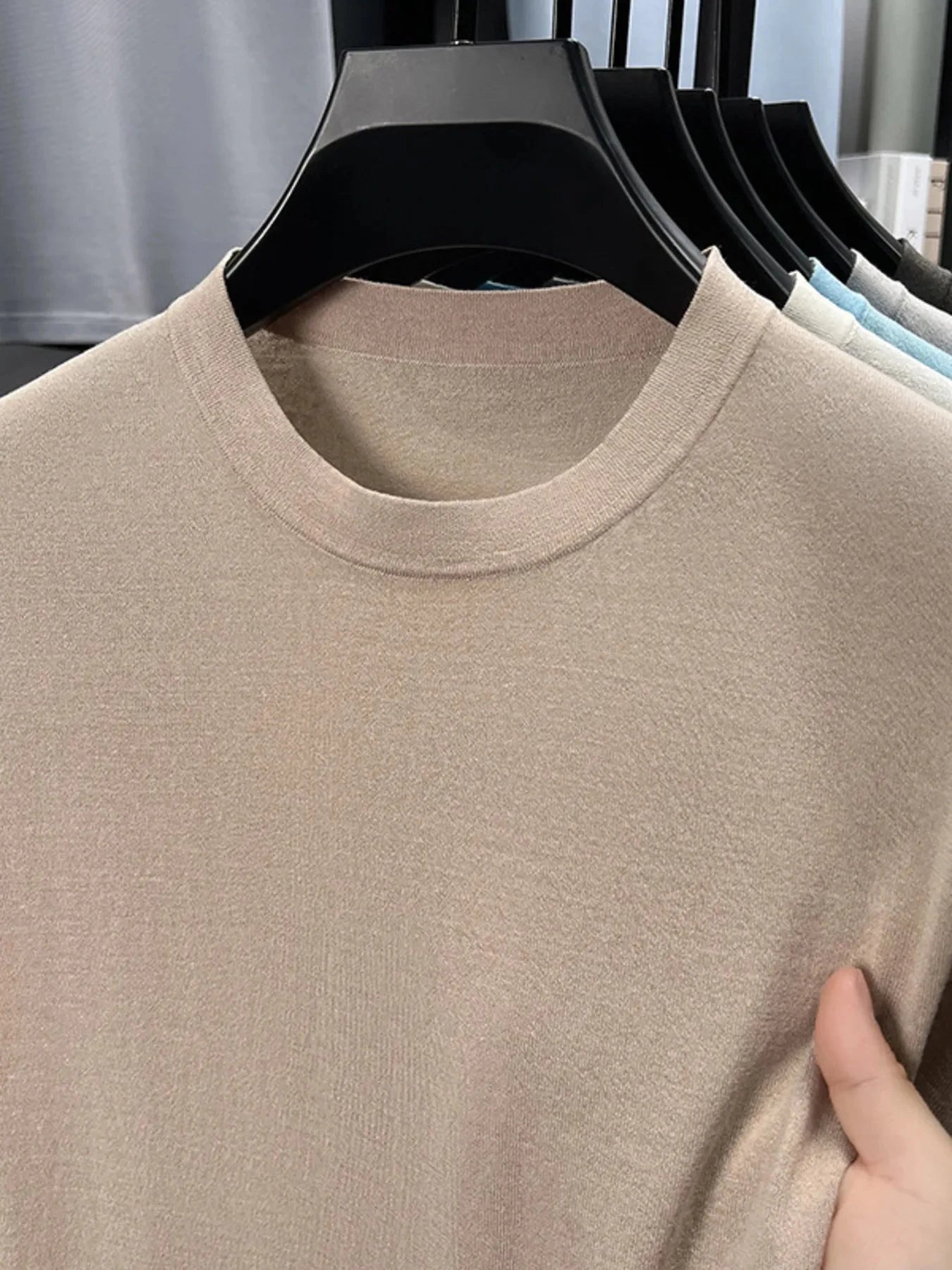 Men's Plus Size Round Neck Short Sleeve T-Shirt