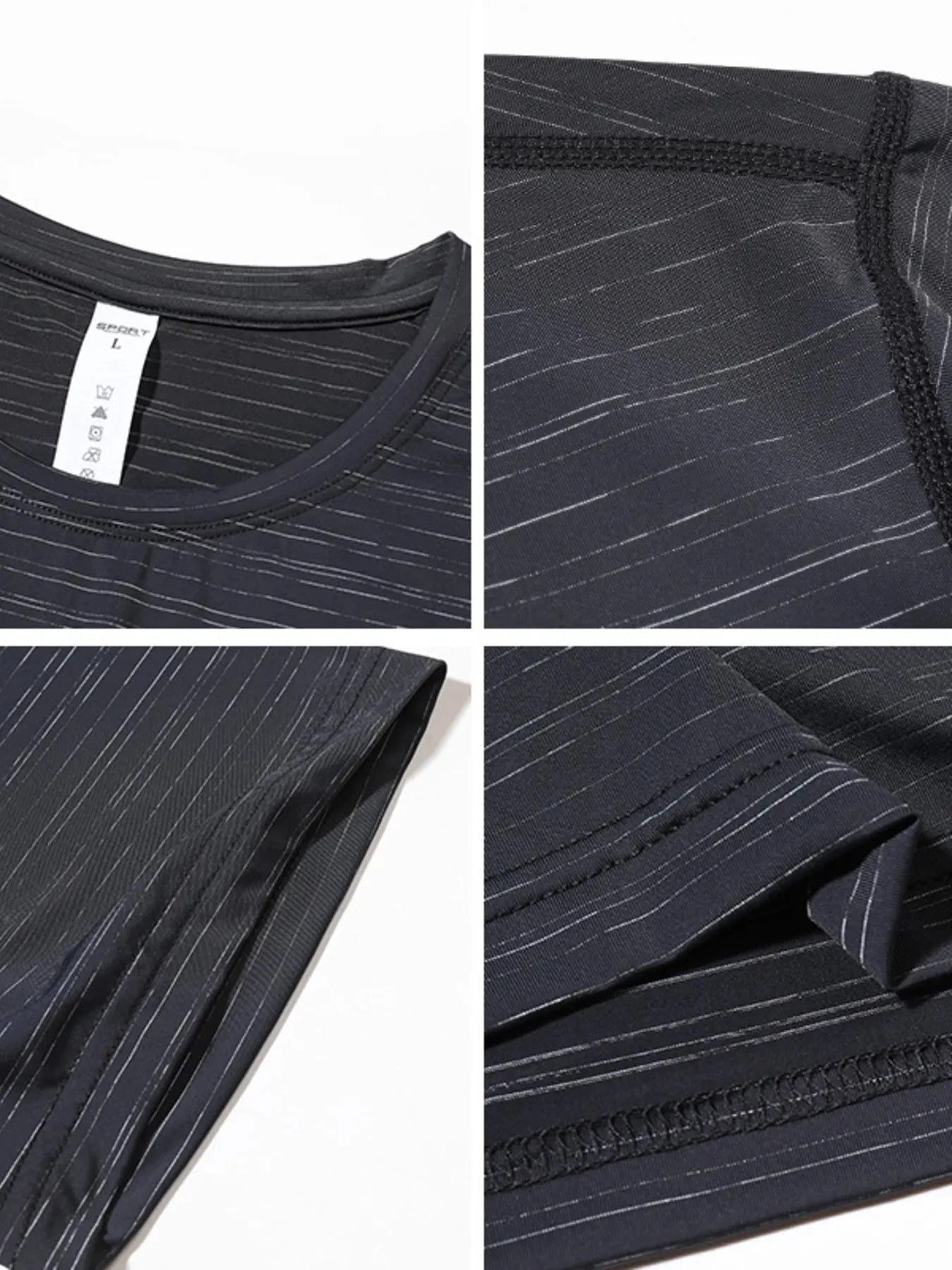 Men's Plus Size Round Neck Short Sleeve T-Shirt