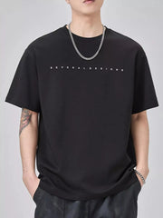 Men's Plus Size Round Neck Short Sleeve T-Shirt