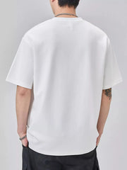 Men's Plus Size Round Neck Short Sleeve T-Shirt