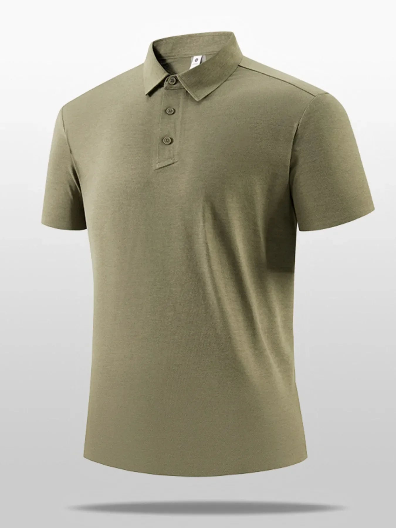 Men's Plus Size Short Sleeve Polo Shirt Moss / M