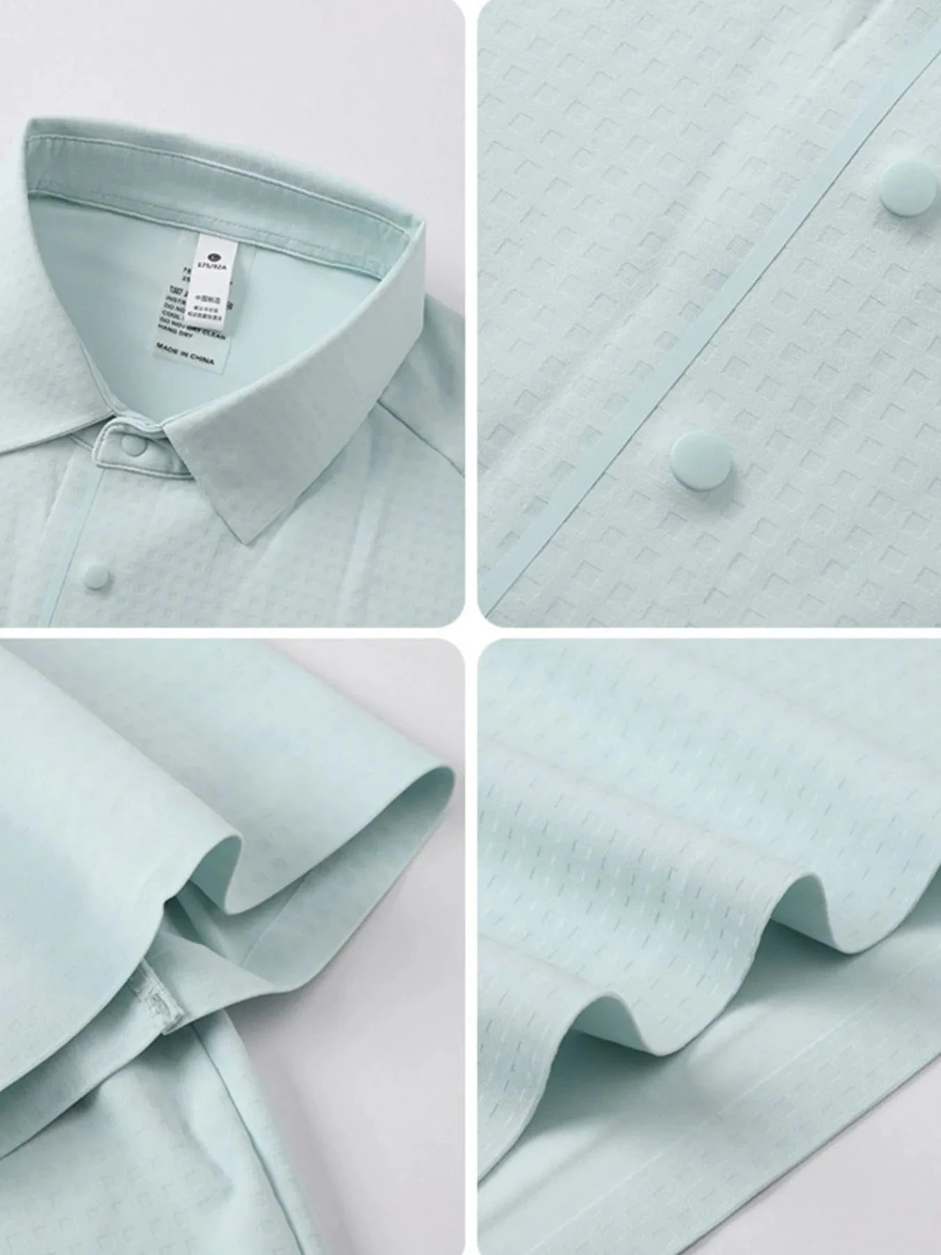Men's Plus Size Short Sleeve Textured Polo