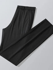 Men's Plus Size Slim Fit Pants with Pockets