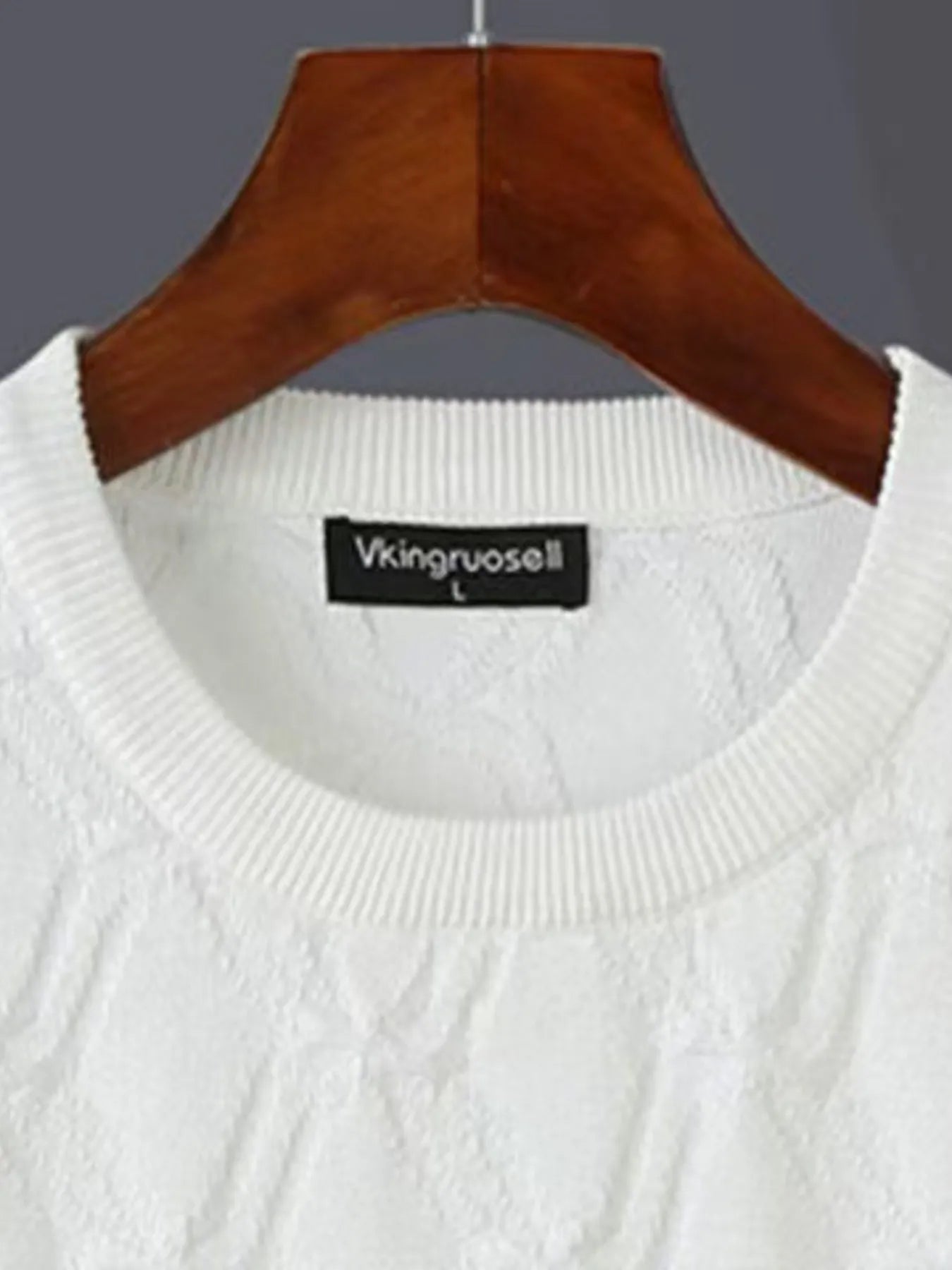 Men's Plus Size Textured Round Neck Short Sleeve Knit Top