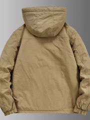 Men's Plus Size Waterproof Hooded Outdoor Jacket