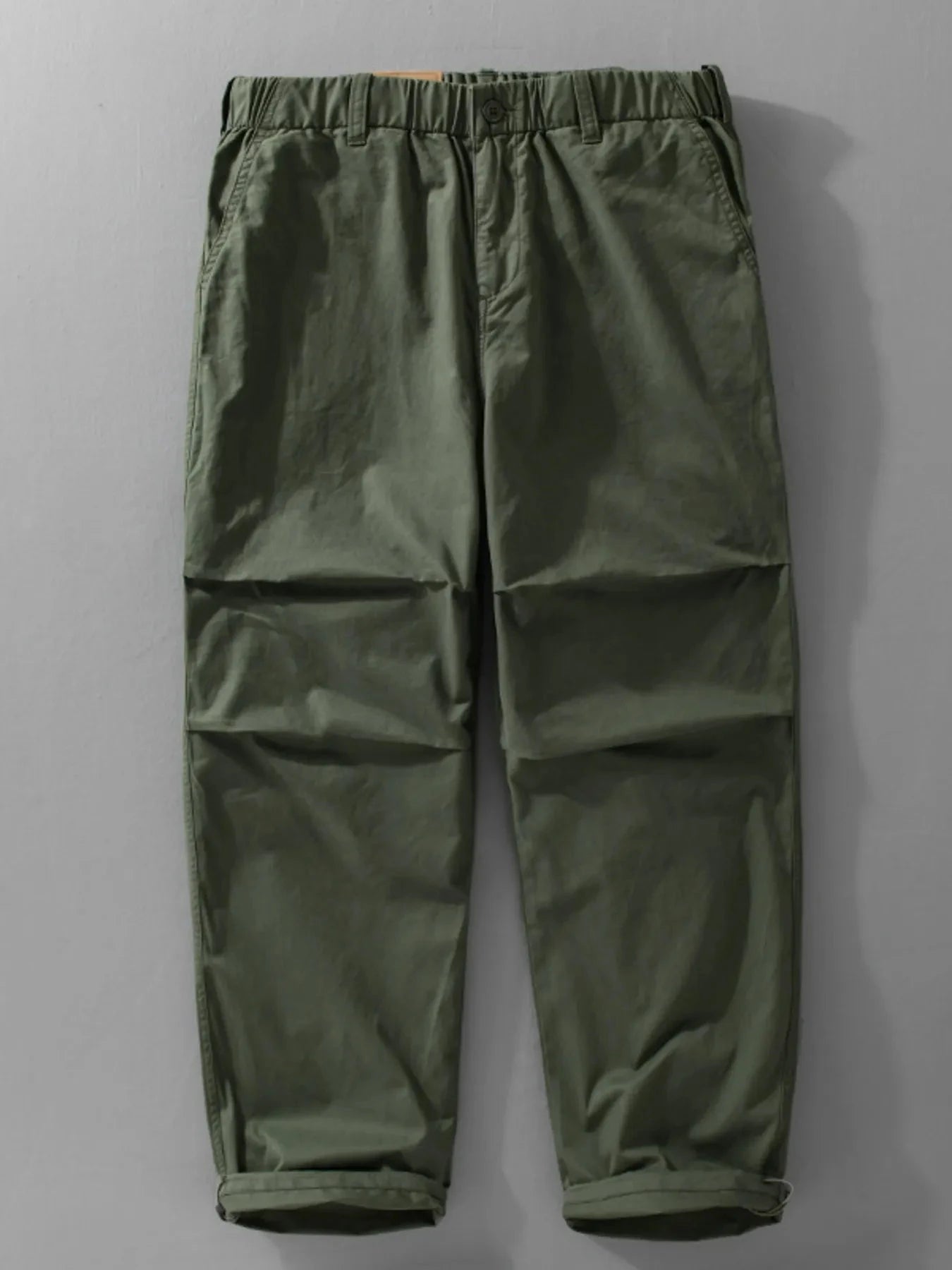 Men's Plus Size Wide Leg Pants Army Green / M
