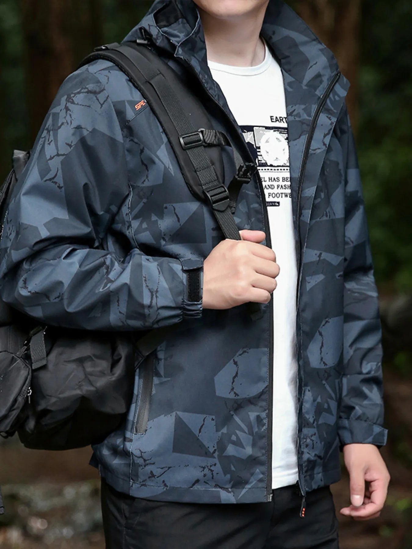 Men's Plus Size Windproof Outdoor Jacket
