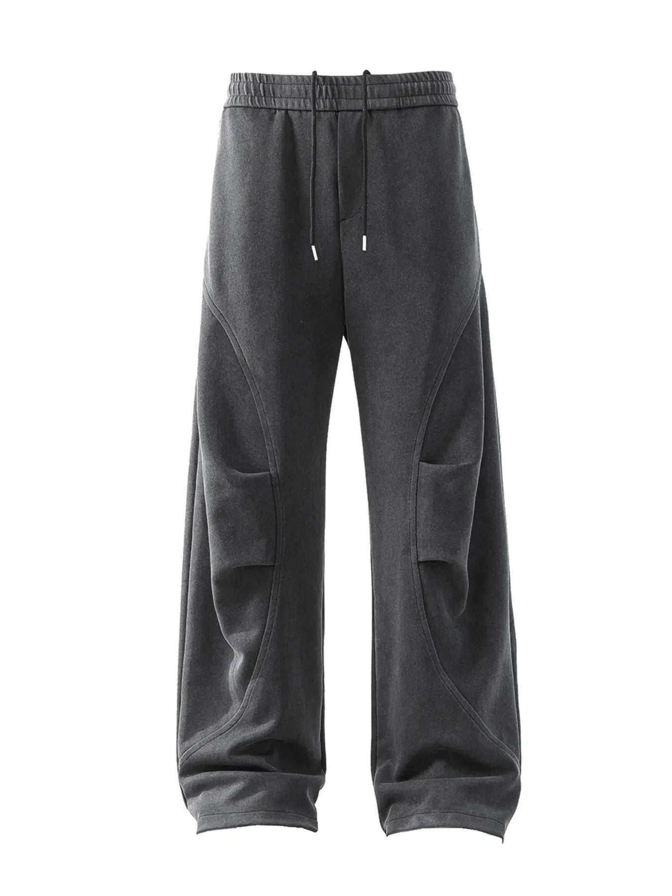 Men's Pocket Drawstring Sweatpants Washed Gray / S