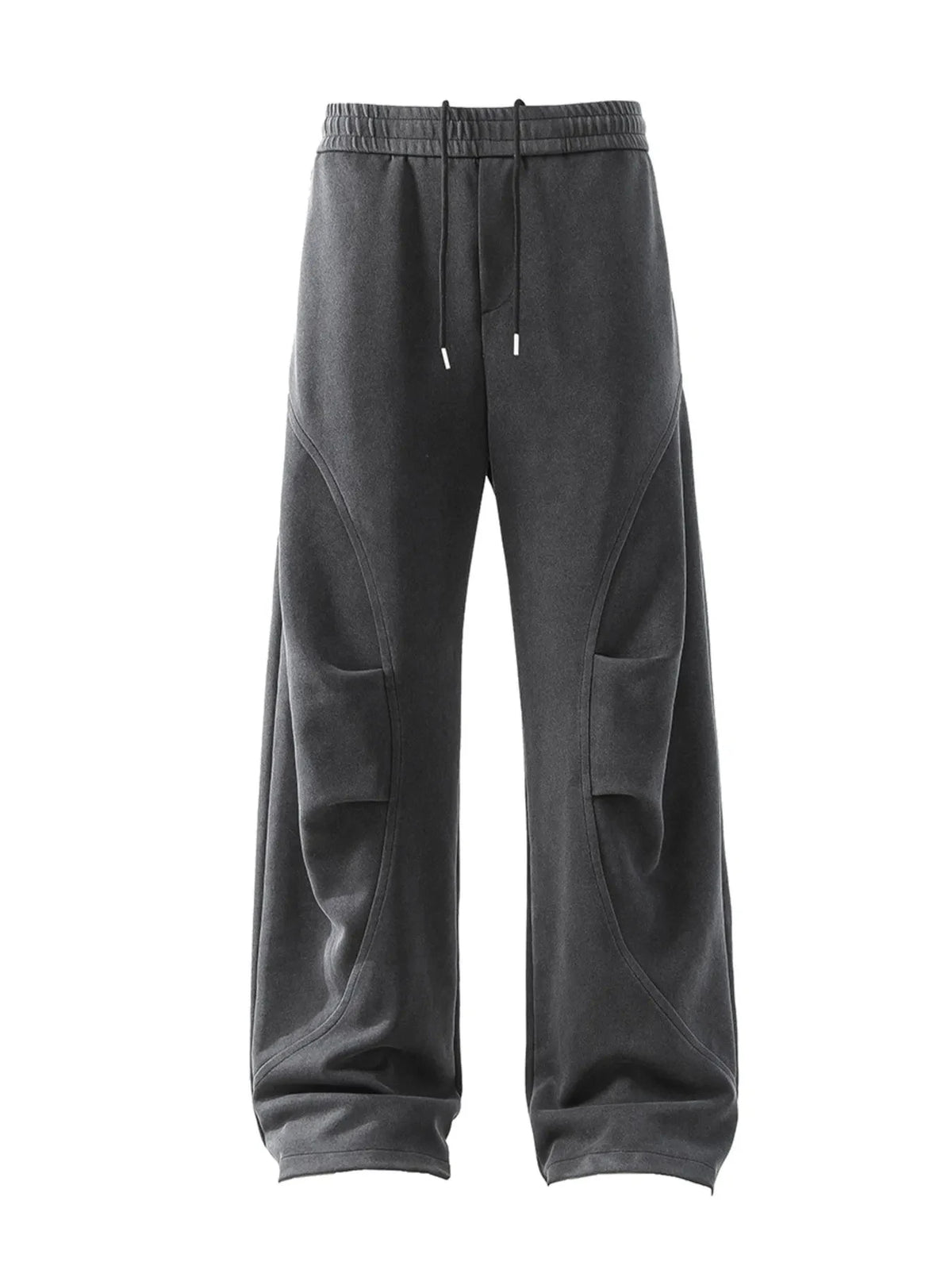 Men's Pocket Drawstring Sweatpants Washed Gray / S