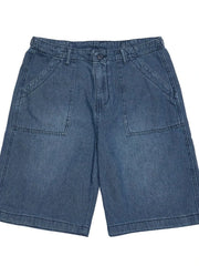 Men's Pocketed Denim Shorts Blue / L