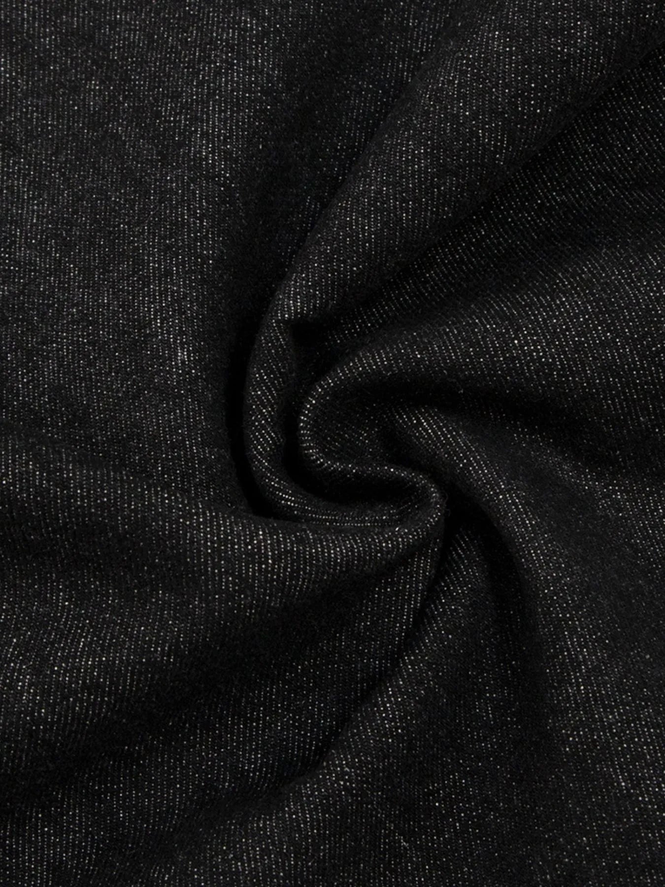 Men's Pocketed Loose Fit Denim Shorts