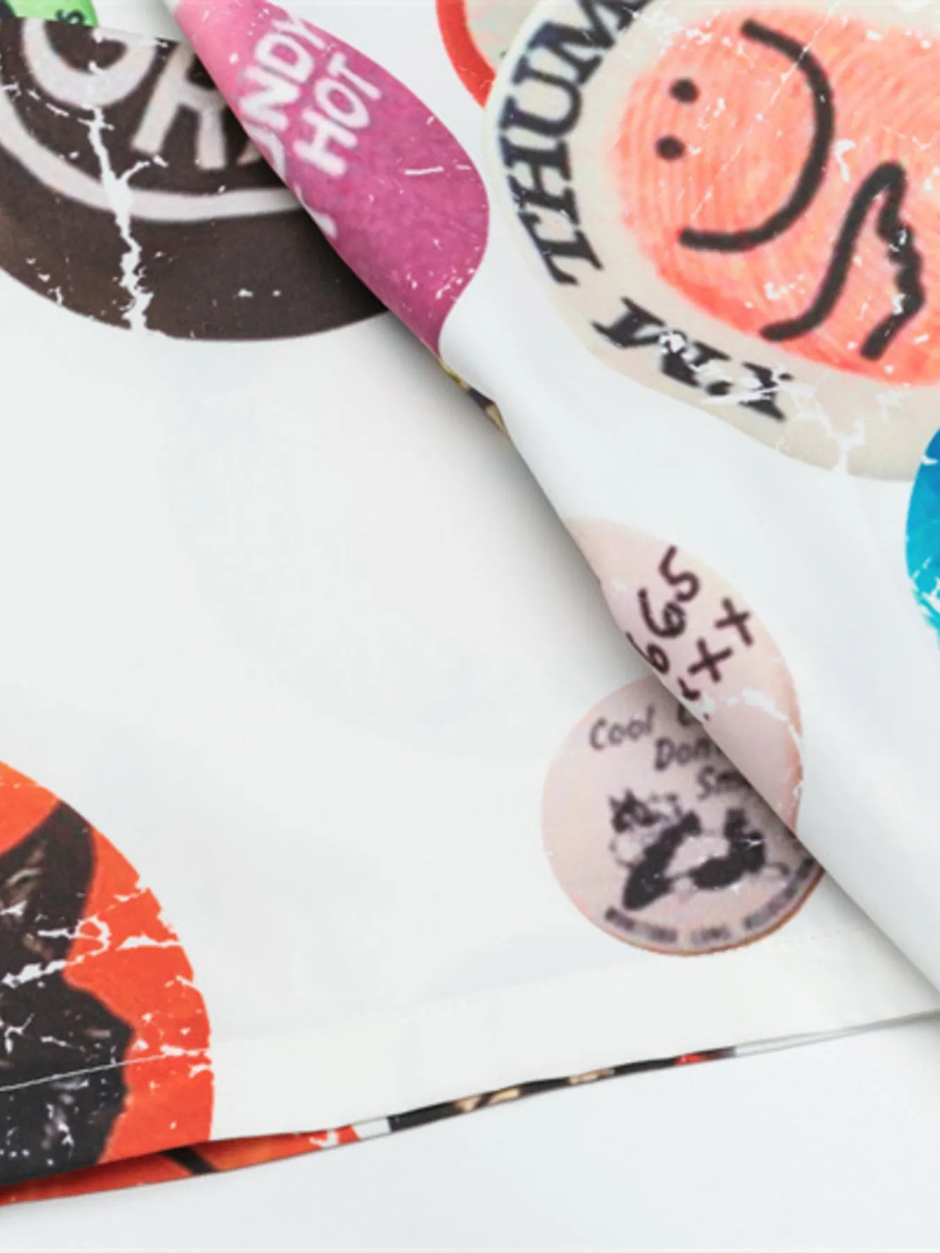 Men's Printed Button Up Short Sleeve Shirt