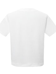 Men's Ribbed Lace-Up Short Sleeve T-Shirt