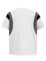 Men's Round Neck Color Block T-Shirt