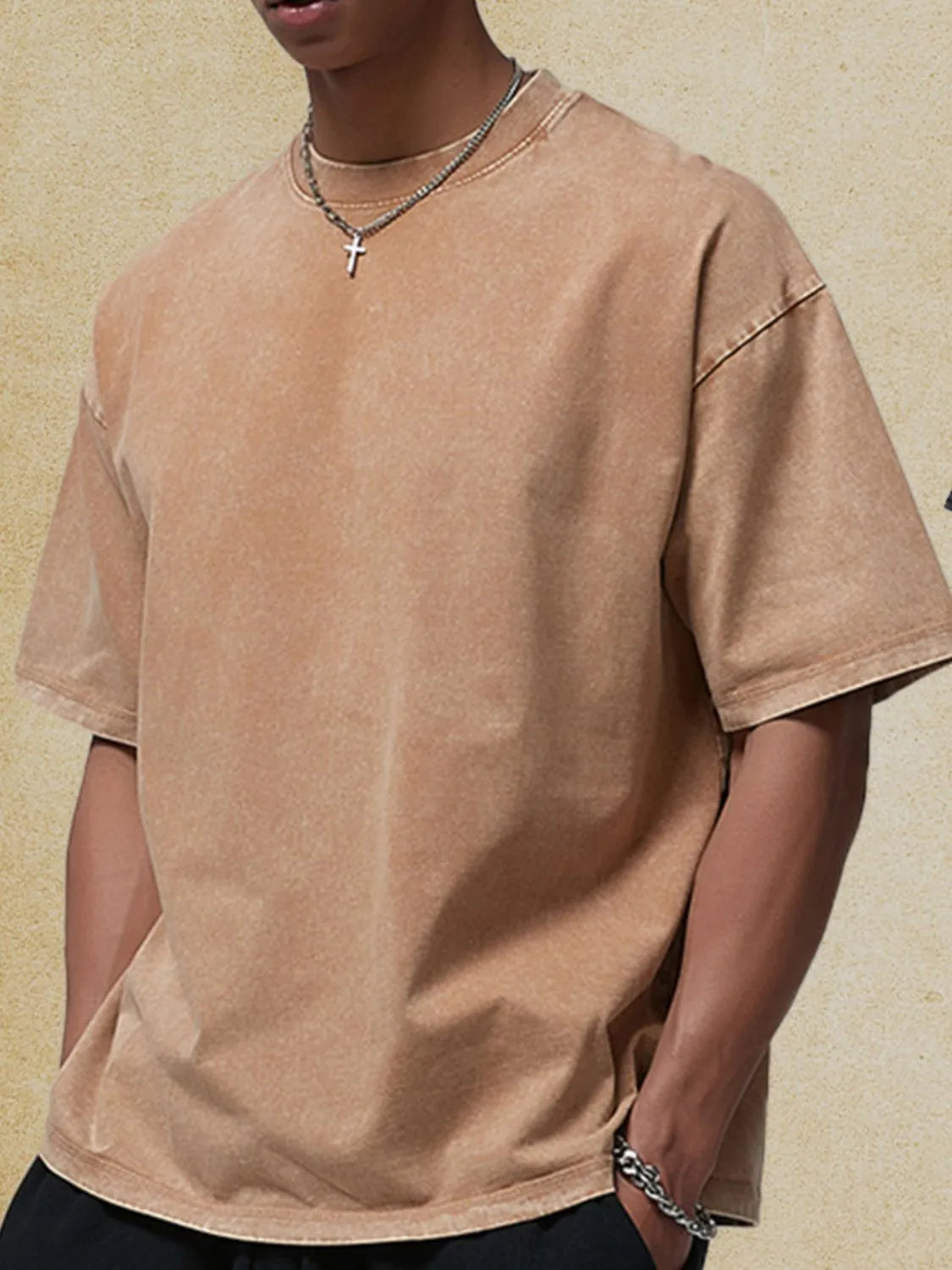 Men's Round Neck Half Sleeve T-Shirt