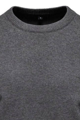 Men's Round Neck Long Sleeve Sweater