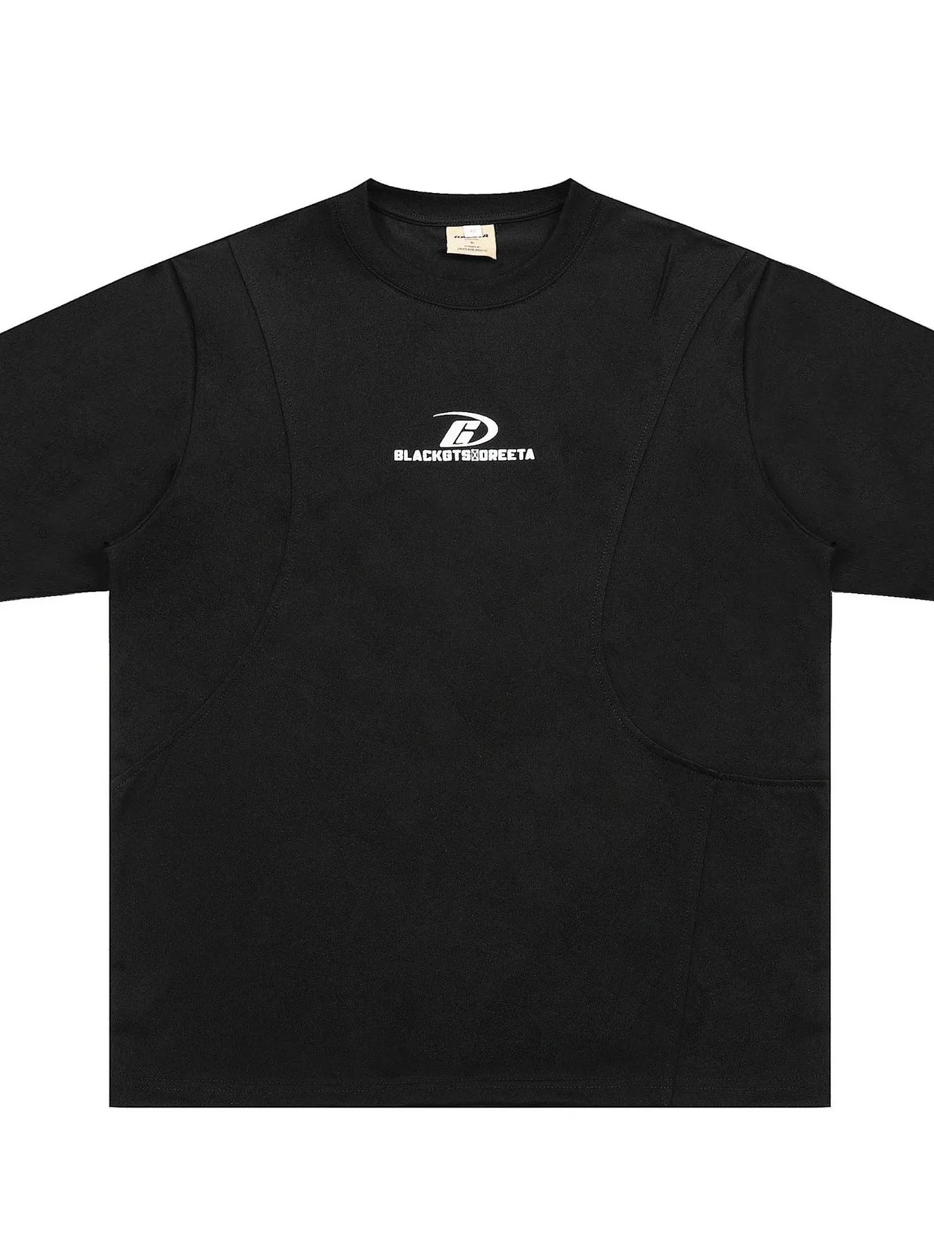 Men's Round Neck Oversized T-Shirt Black / M