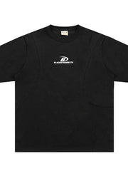 Men's Round Neck Oversized T-Shirt Black / M