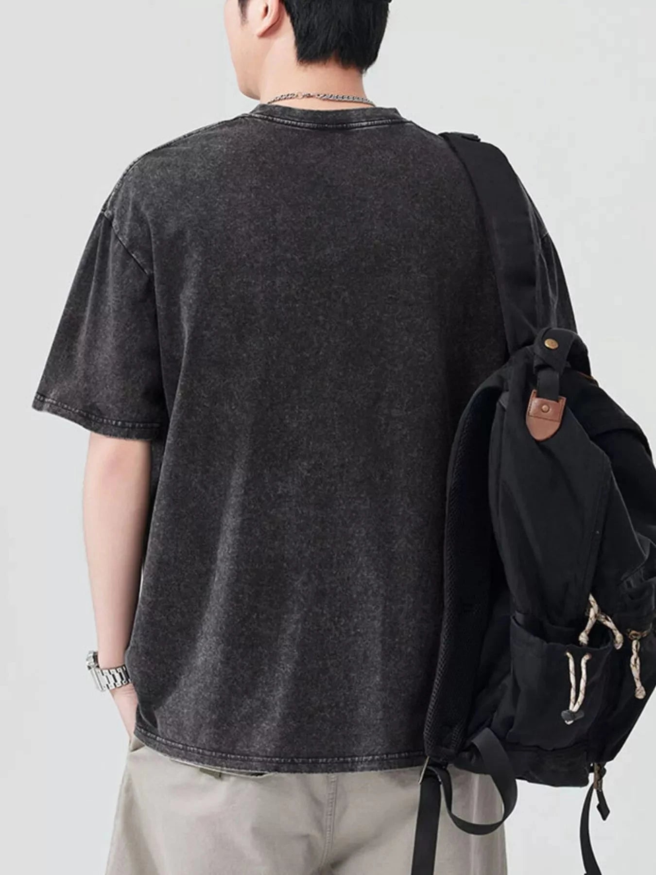 Men's Round Neck Short Sleeve T-Shirt