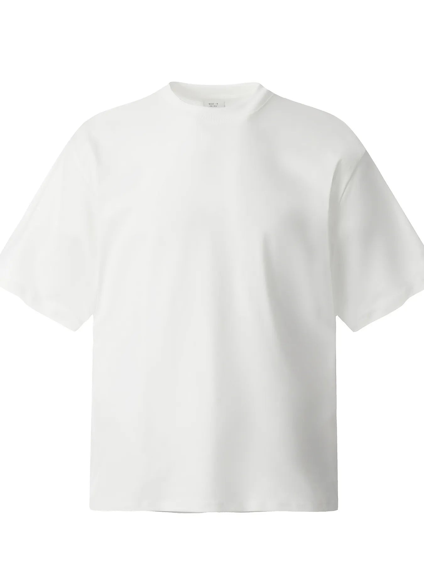 Men's Round Neck Short Sleeve T-Shirt Flower Gray / S