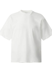 Men's Round Neck Short Sleeve T-Shirt Flower Gray / S