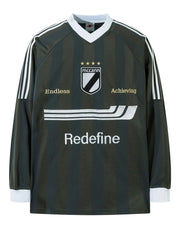 Men's Side Striped Long Sleeve T-Shirt Grey / M