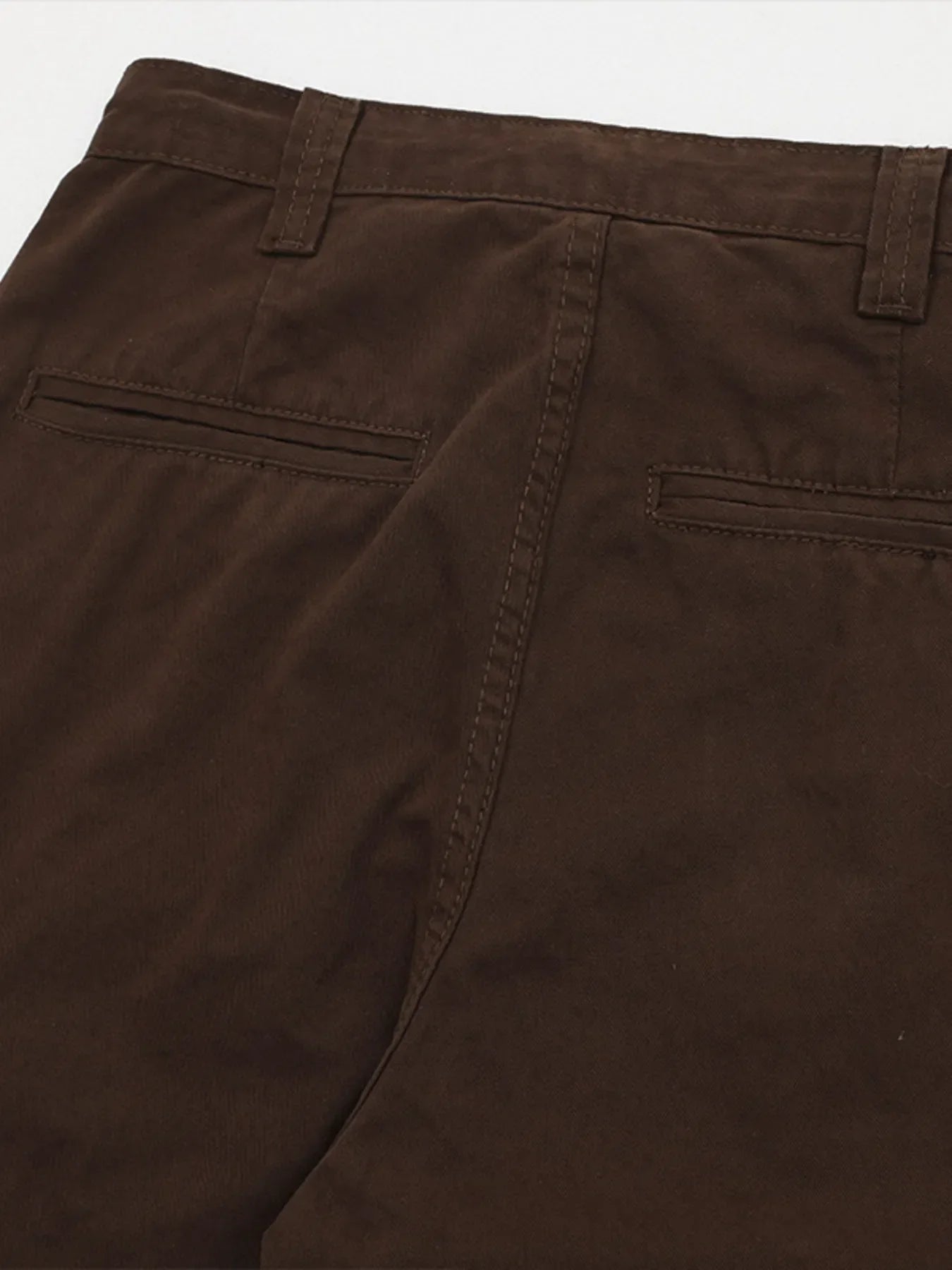 Men's Straight Cargo Jeans with Drawstring Hem