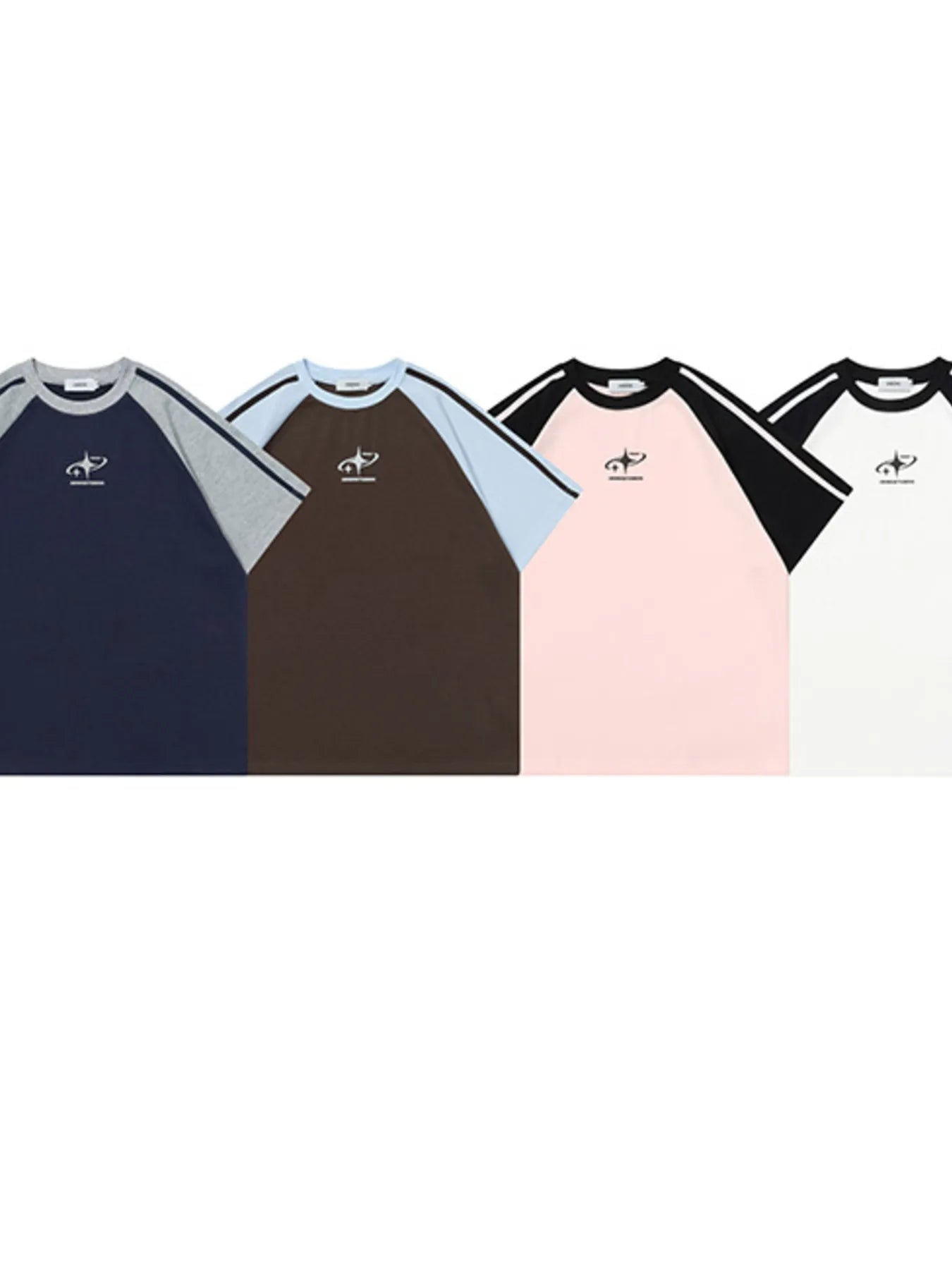 Men's Stripe Round Neck Short Sleeve T-Shirt