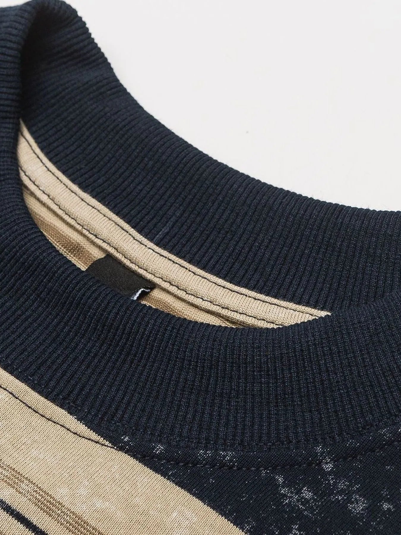 Men's Striped Long Sleeve Sweatshirt