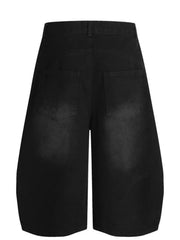 Men's Striped Loose Fit Denim Shorts