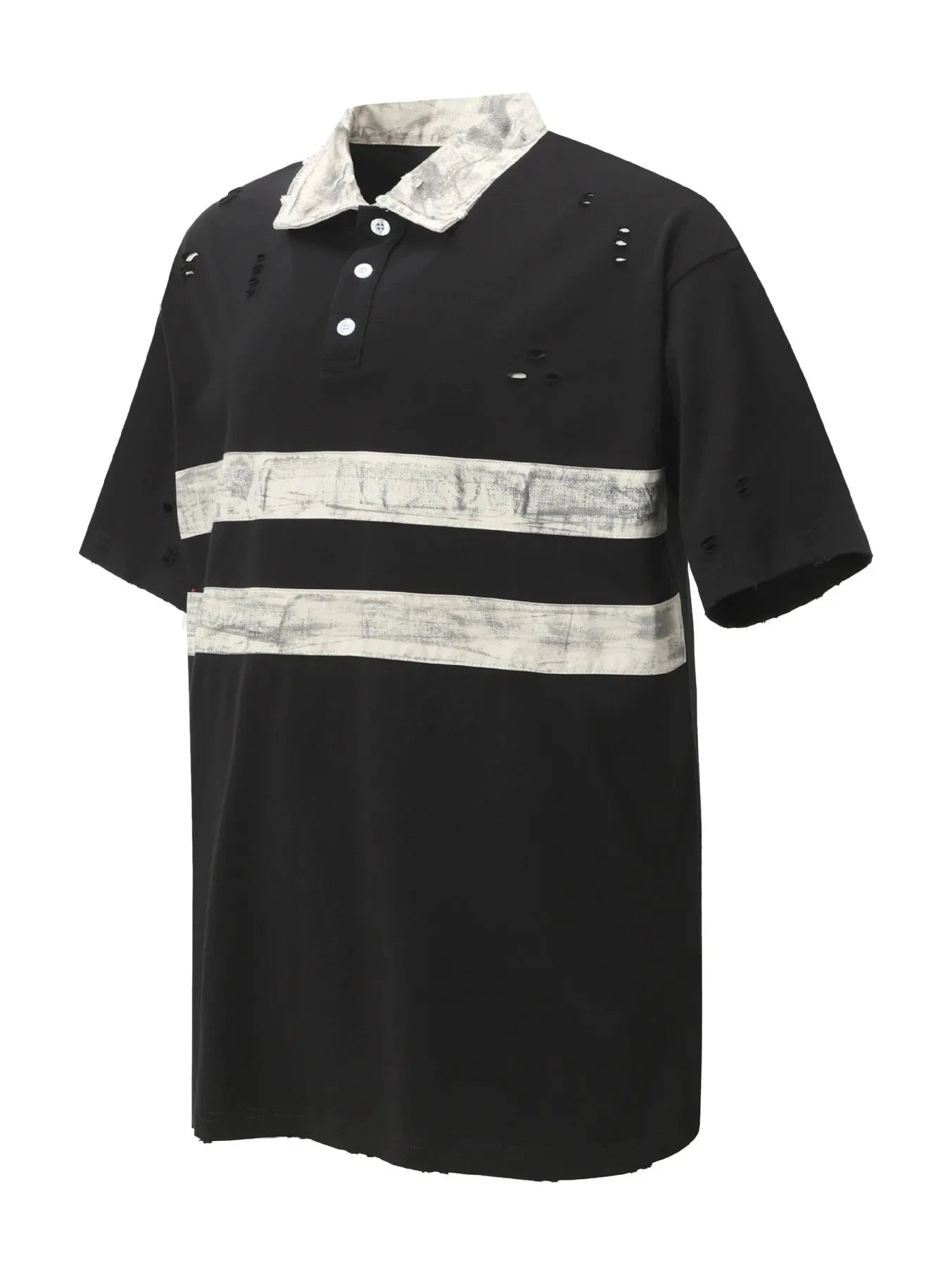 Men's Striped Short Sleeve Polo