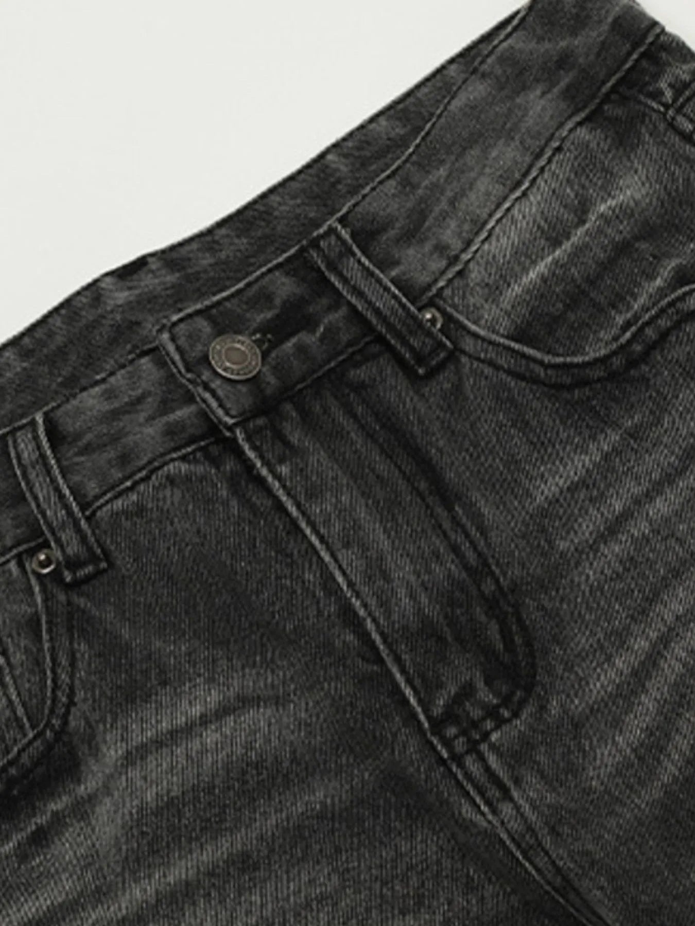 Men's Vintage Washed Straight Leg Jeans