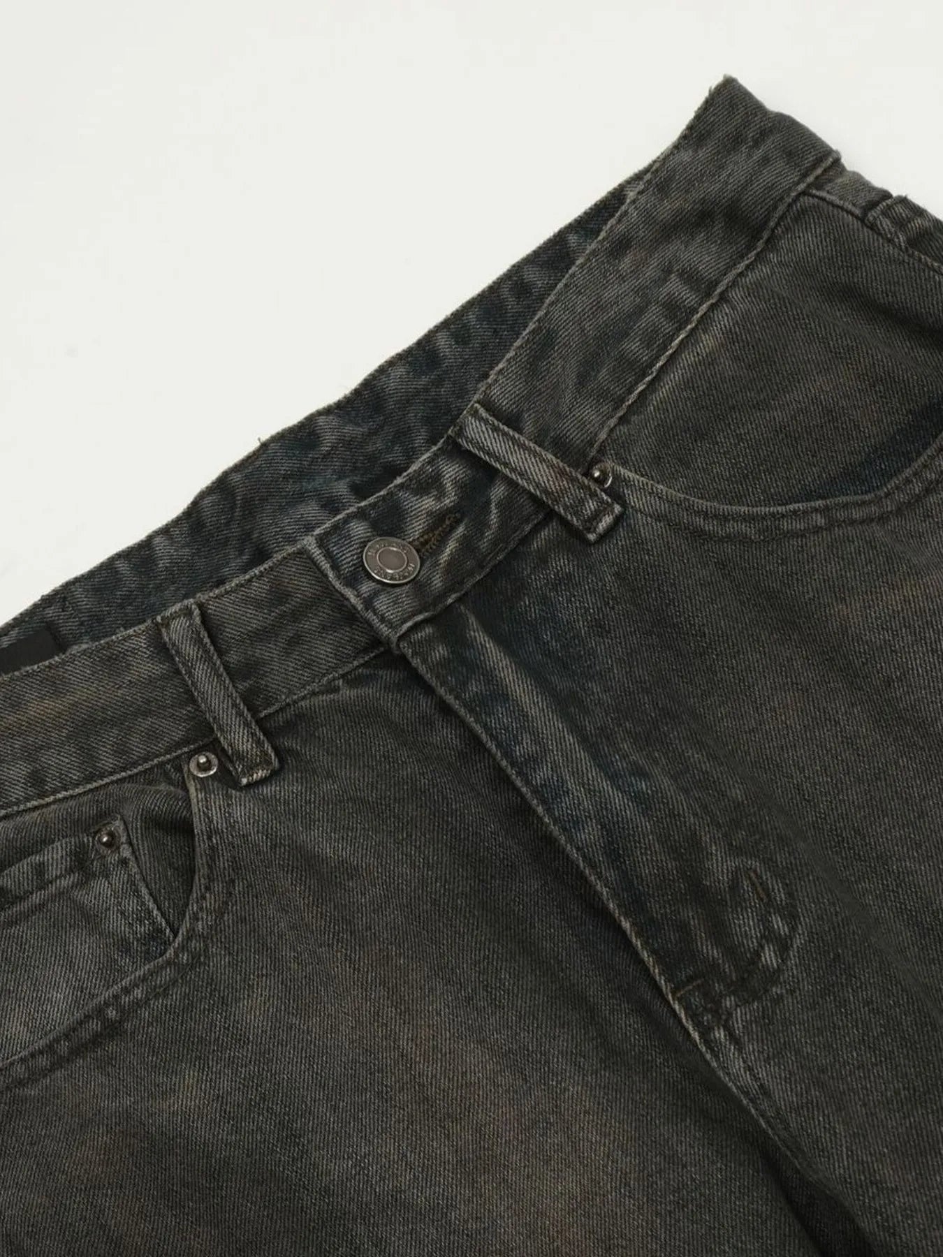 Men's Wash Straight Leg Jeans