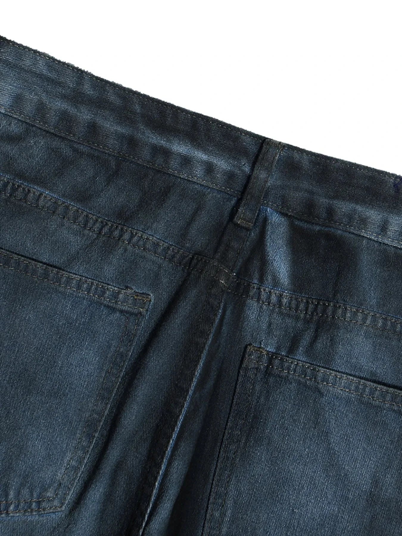 Men's Wash Wide Leg Jeans