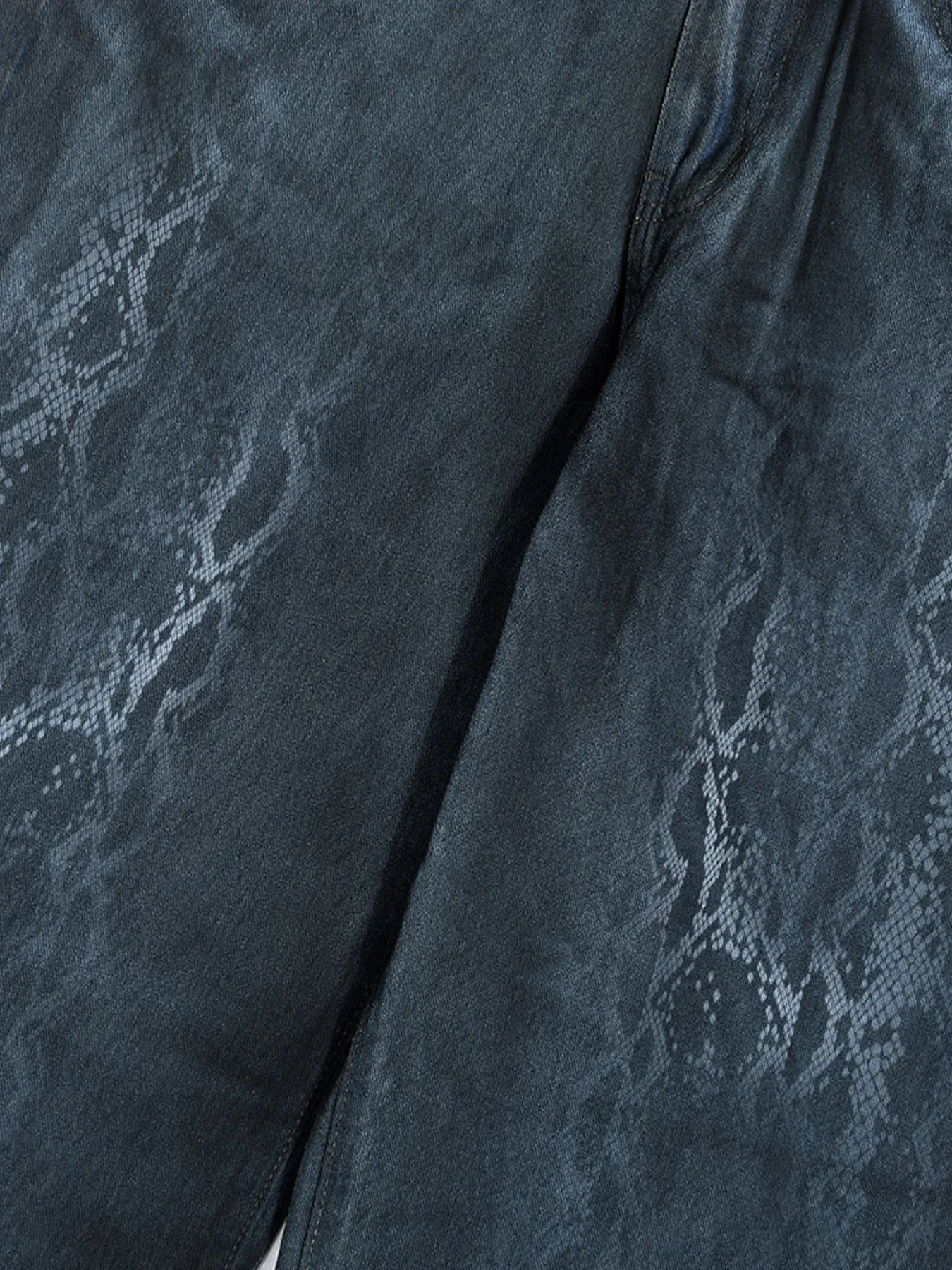 Men's Wash Wide Leg Jeans