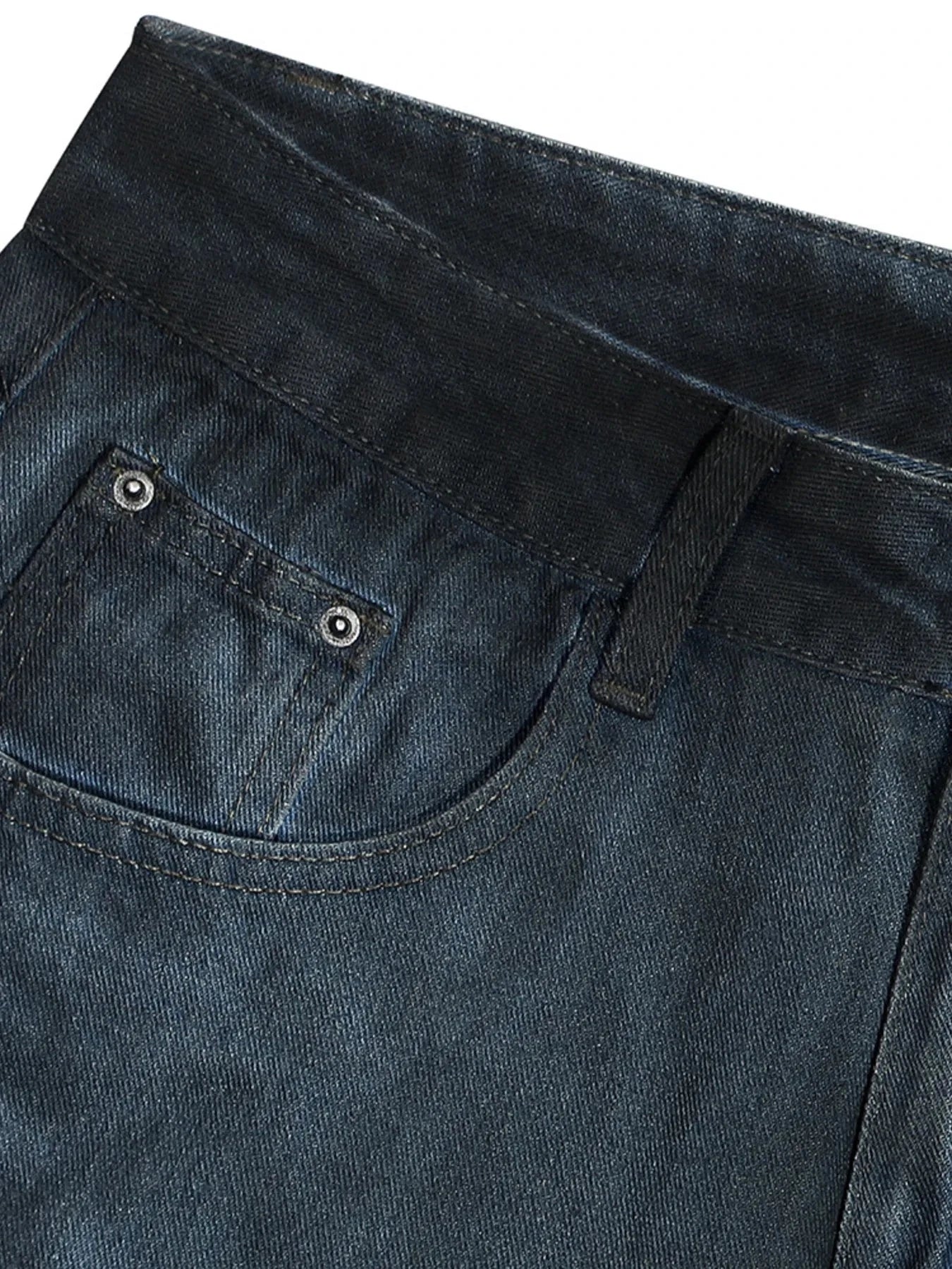 Men's Wash Wide Leg Jeans