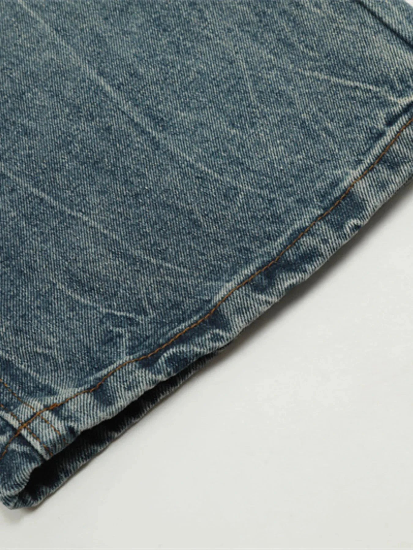 Men's Wash Wide Leg Jeans