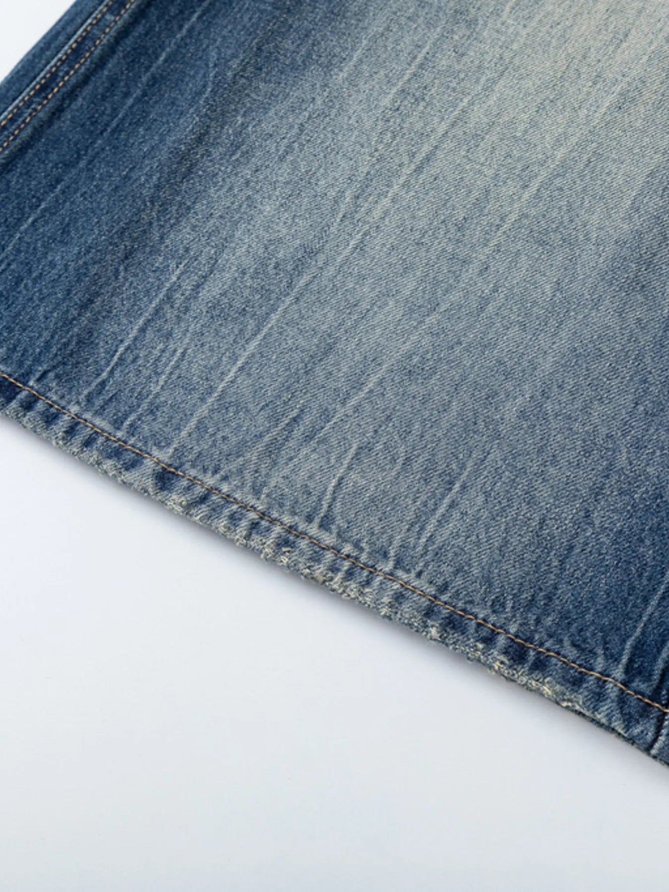 Men's Washed Denim Bermuda Shorts