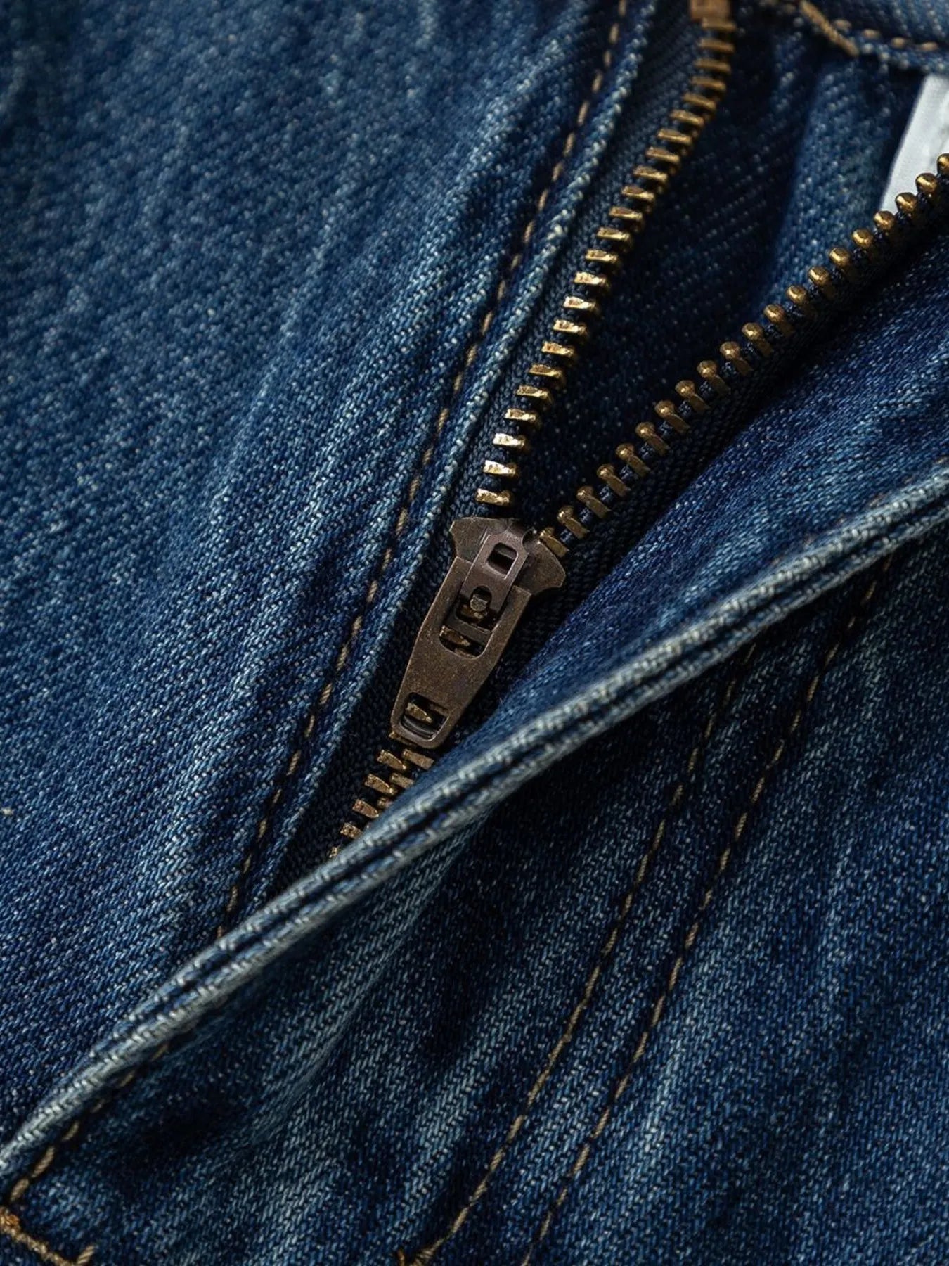 Men's Washed Denim Bermuda Shorts