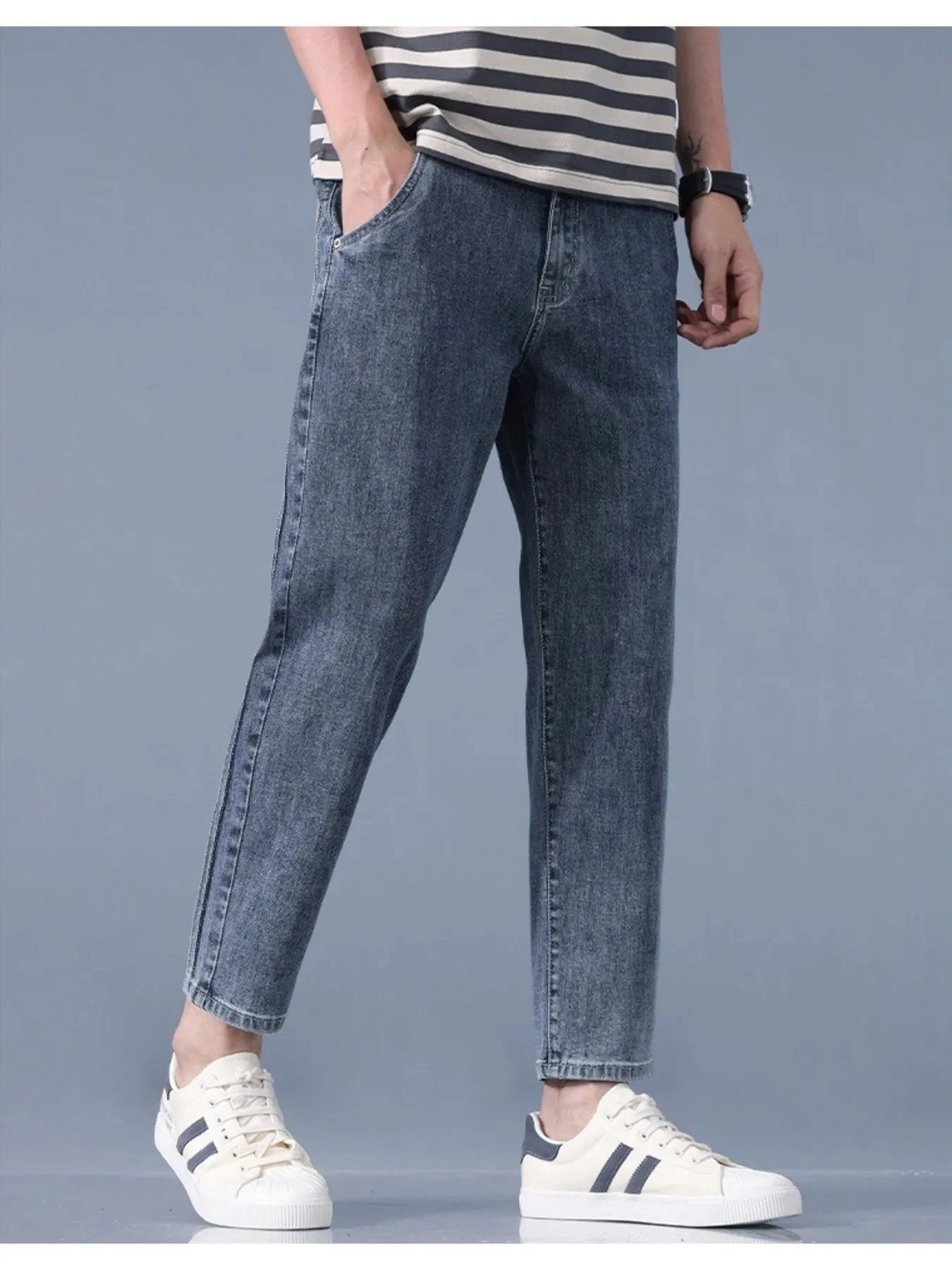 Men's Washed Relaxed Fit Jeans