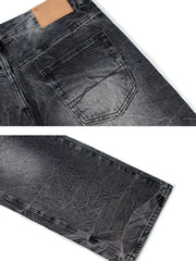 Men's Washed Wide Leg Baggy Jeans