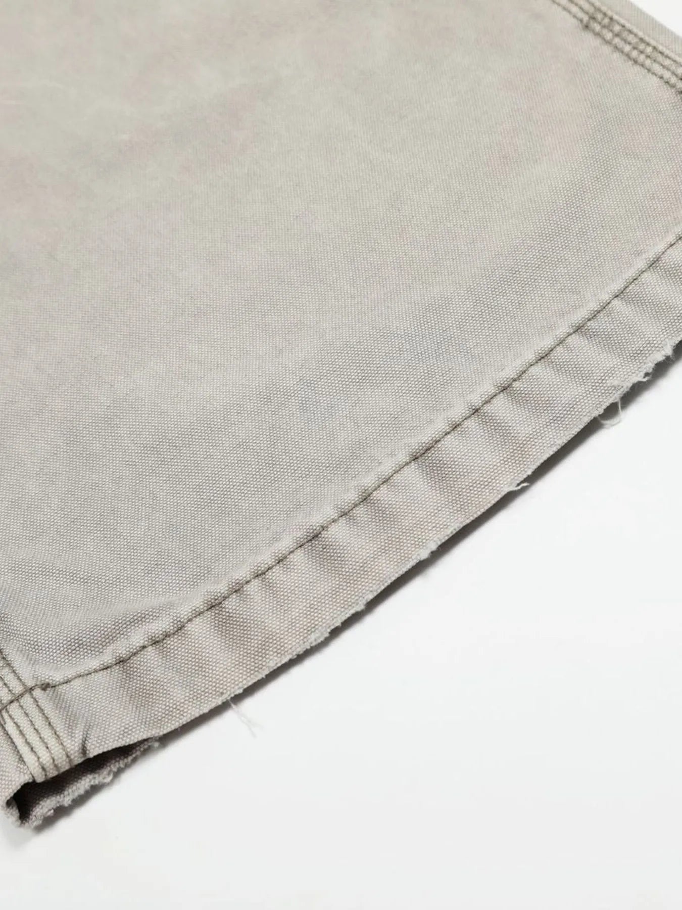 Men's Washed Wide Leg Cargo Jeans with Multiple Pockets