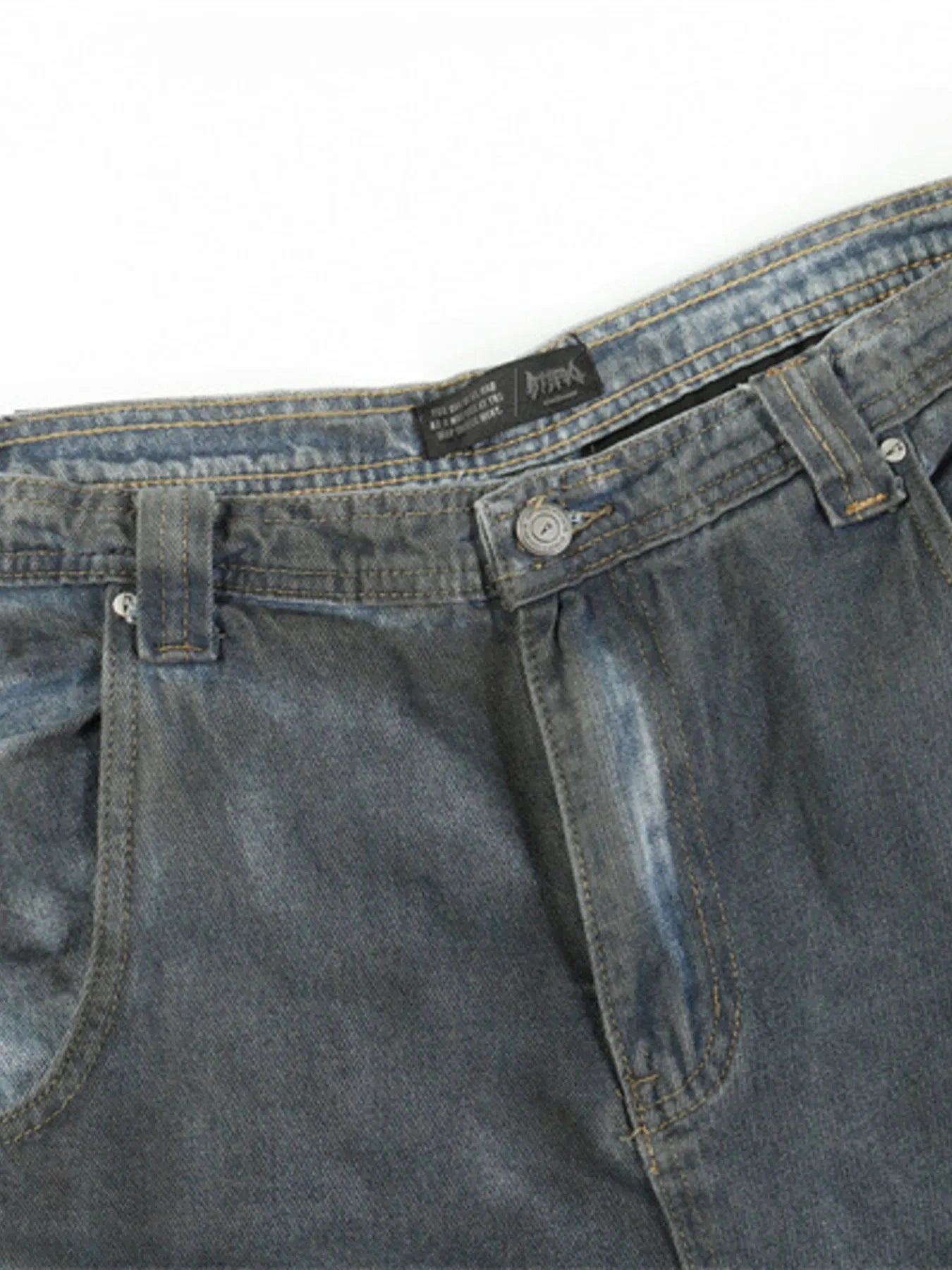 Men's Wide Leg Cargo Jeans
