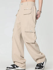 Men's Wide Leg Cargo Pants