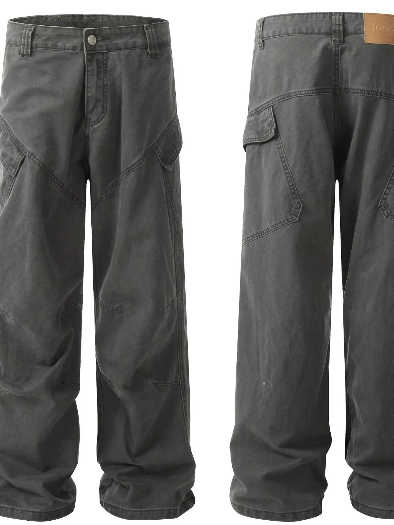 Men's Wide Leg Cargo Pants