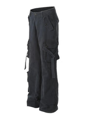 Men's Wide Leg Cargo Pants
