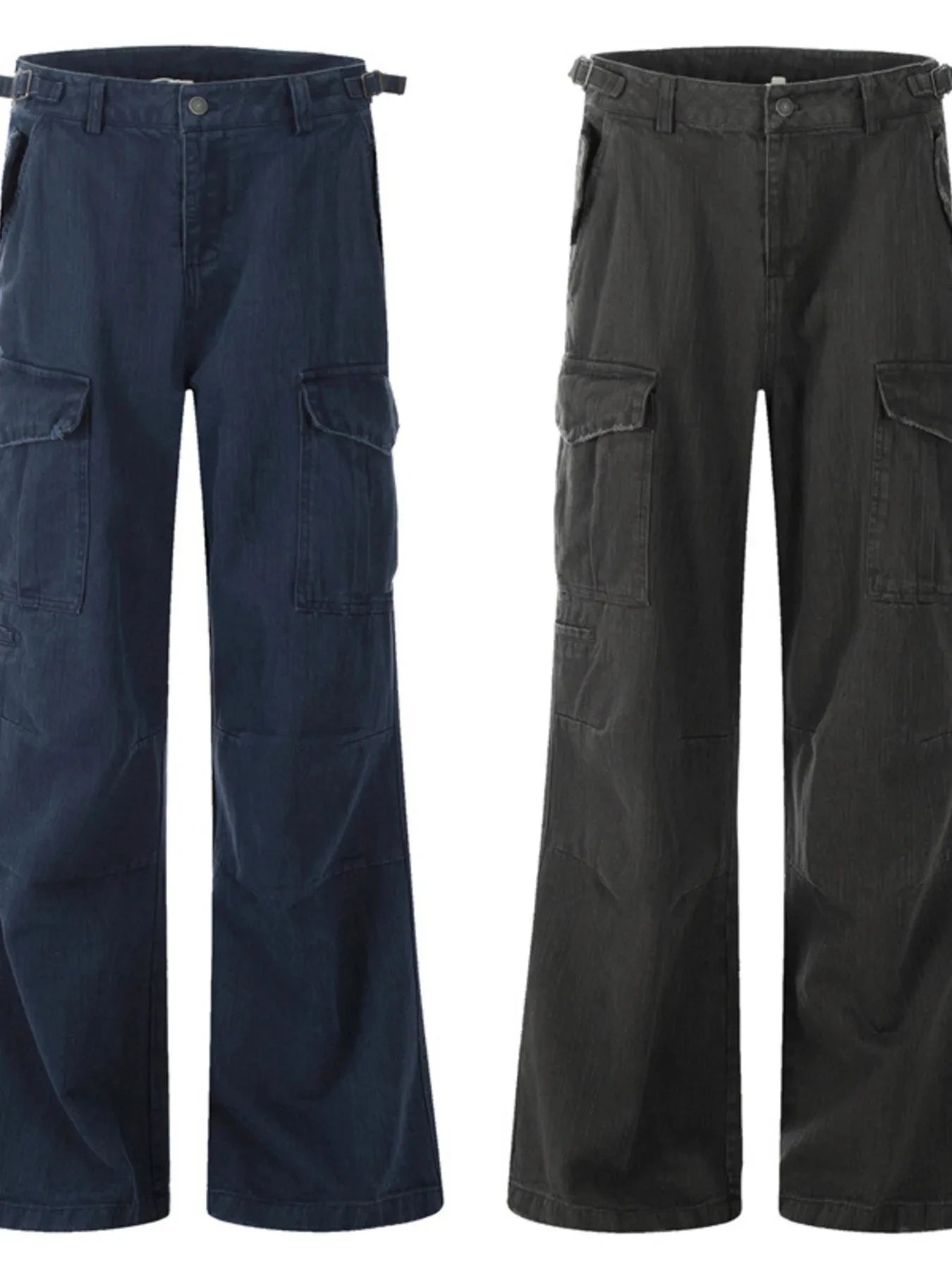 Men's Wide Leg Cargo Pants